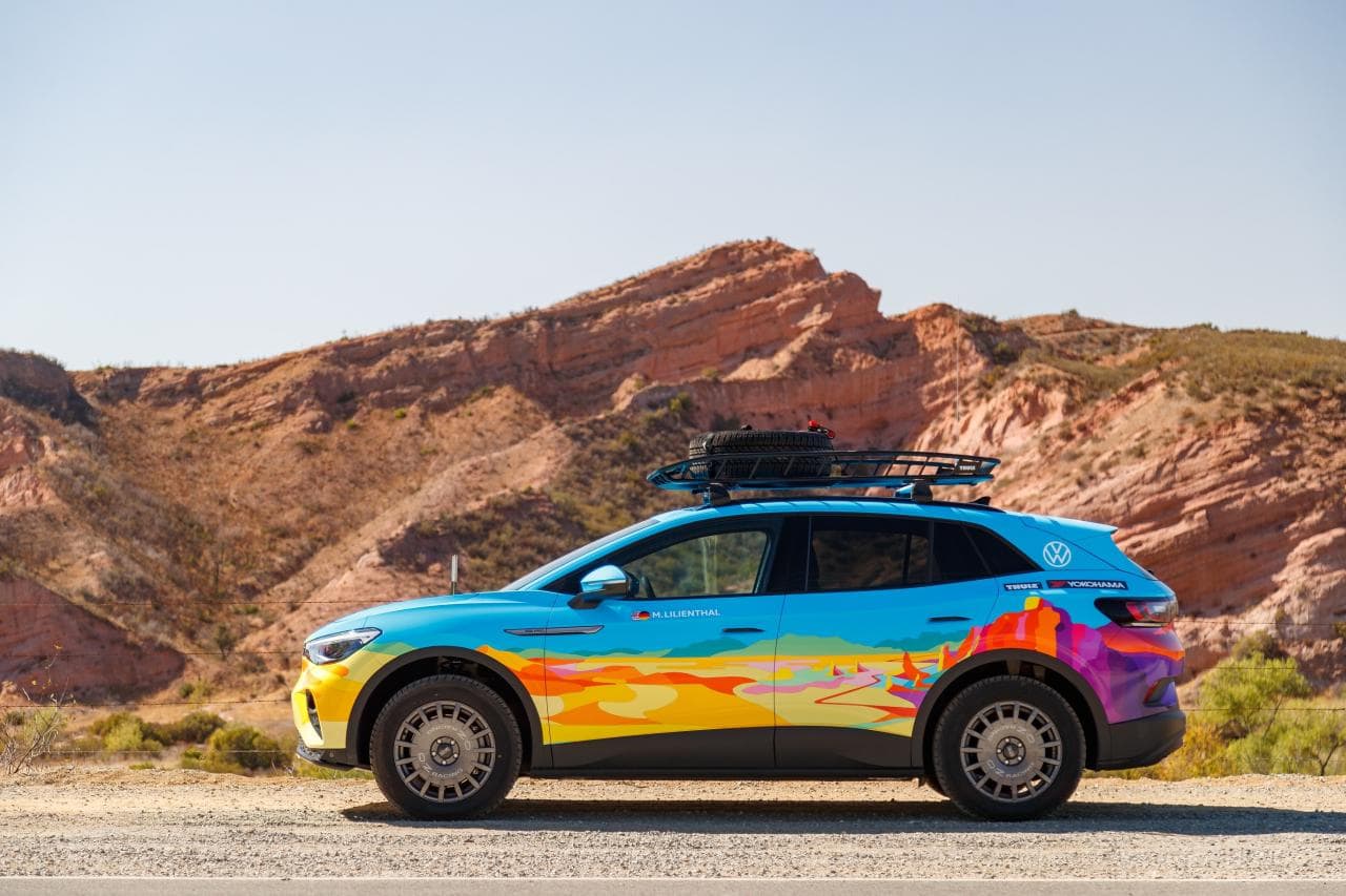 Modifizierter VW ID.4 AWD Pro stellt sich 2.200 km Rallye