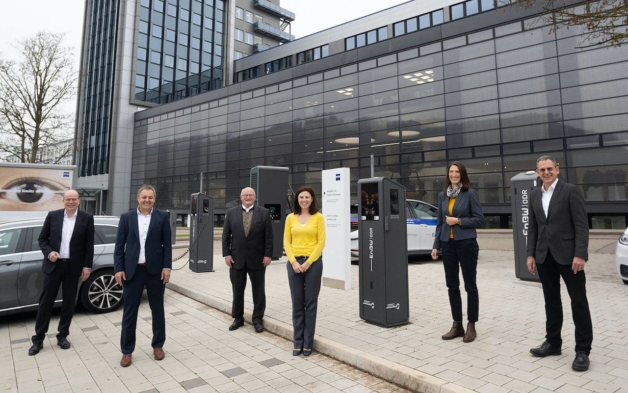 120 neue Ladepunkte: Zeiss hat nun einen der größten Ladeparks Deutschlands