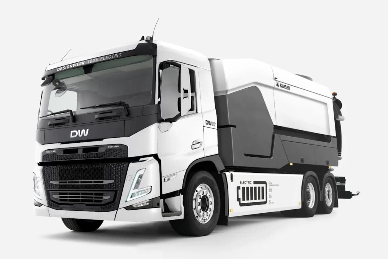 Designwerk stellt vollelektrisches Kanalreinigungsfahrzeug vor