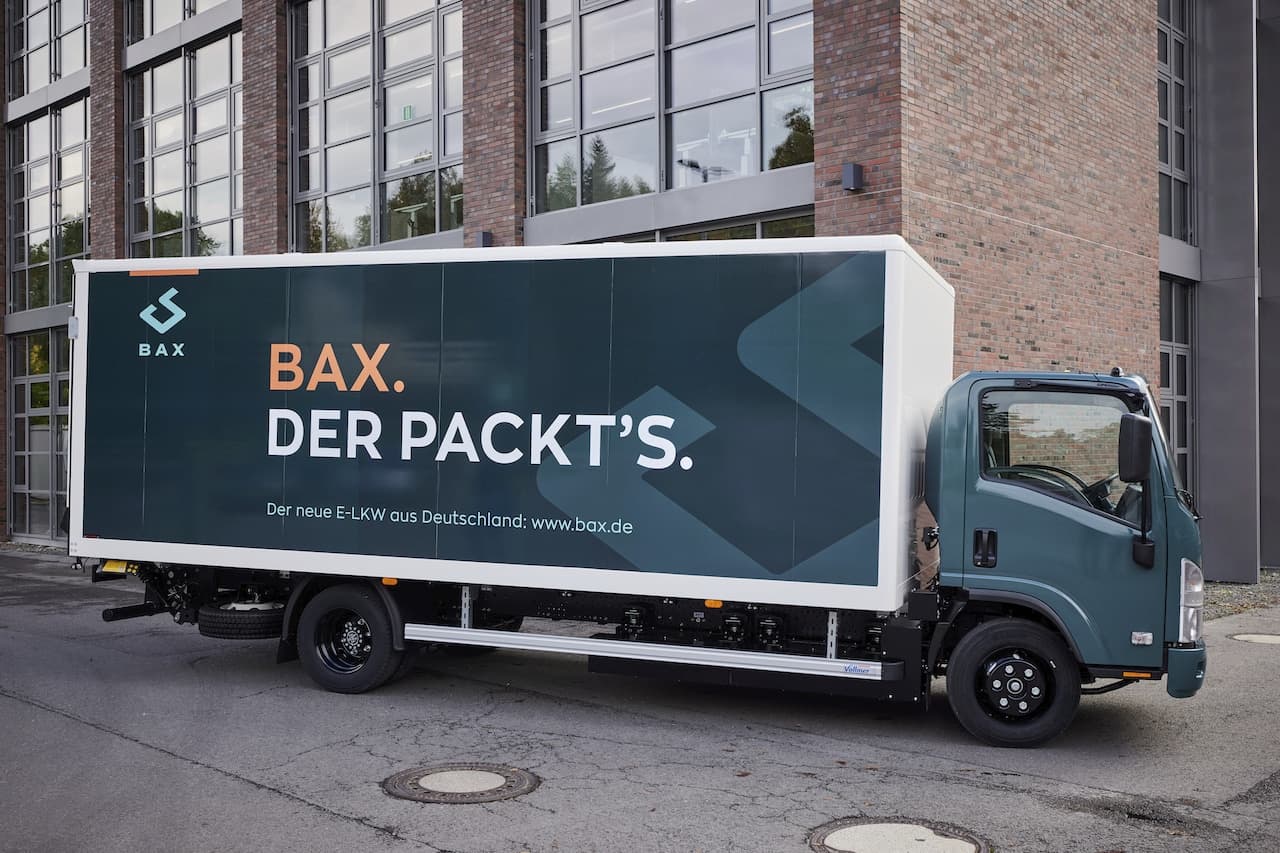 Elektro-Lkw-Bax: 7,5 Tonner aus Deutschland ist im Verkauf