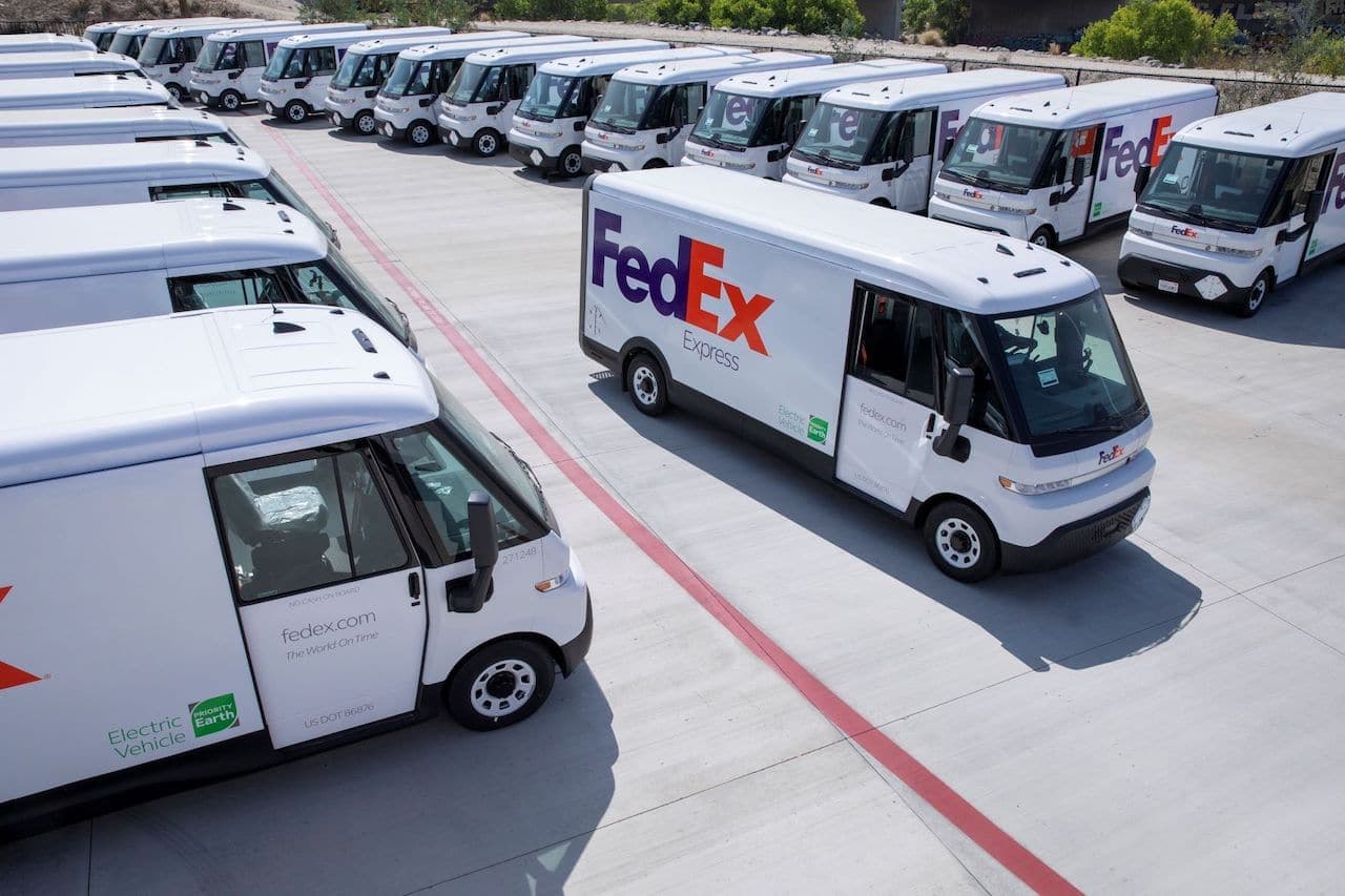 FedEx flottet 150 Elektrotransporter von GMs BrightDrop ein