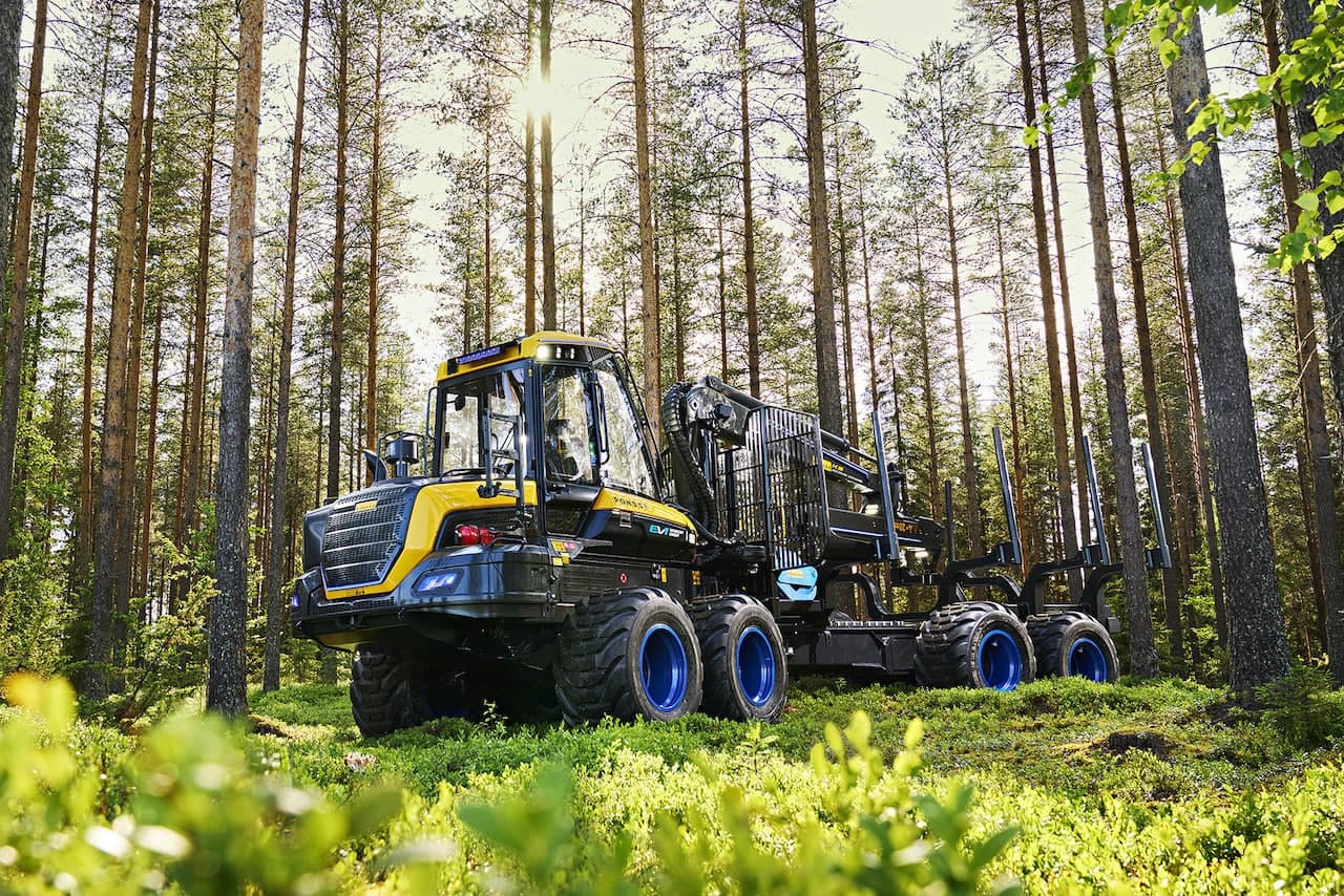 Ponsse präsentiert rein elektrische Forstmaschine