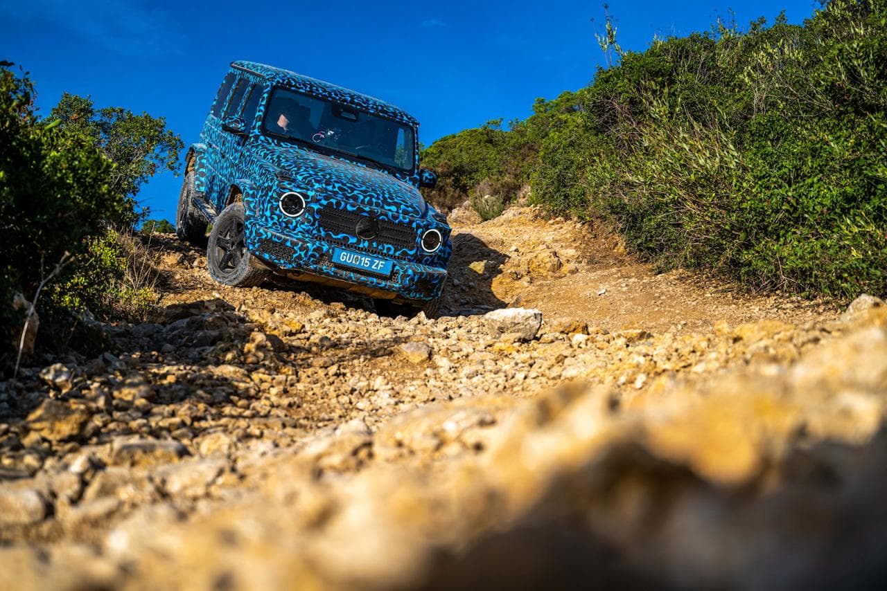 Erste Fahrt in der elektrischen Mercedes G-Klasse / Mercedes EQG