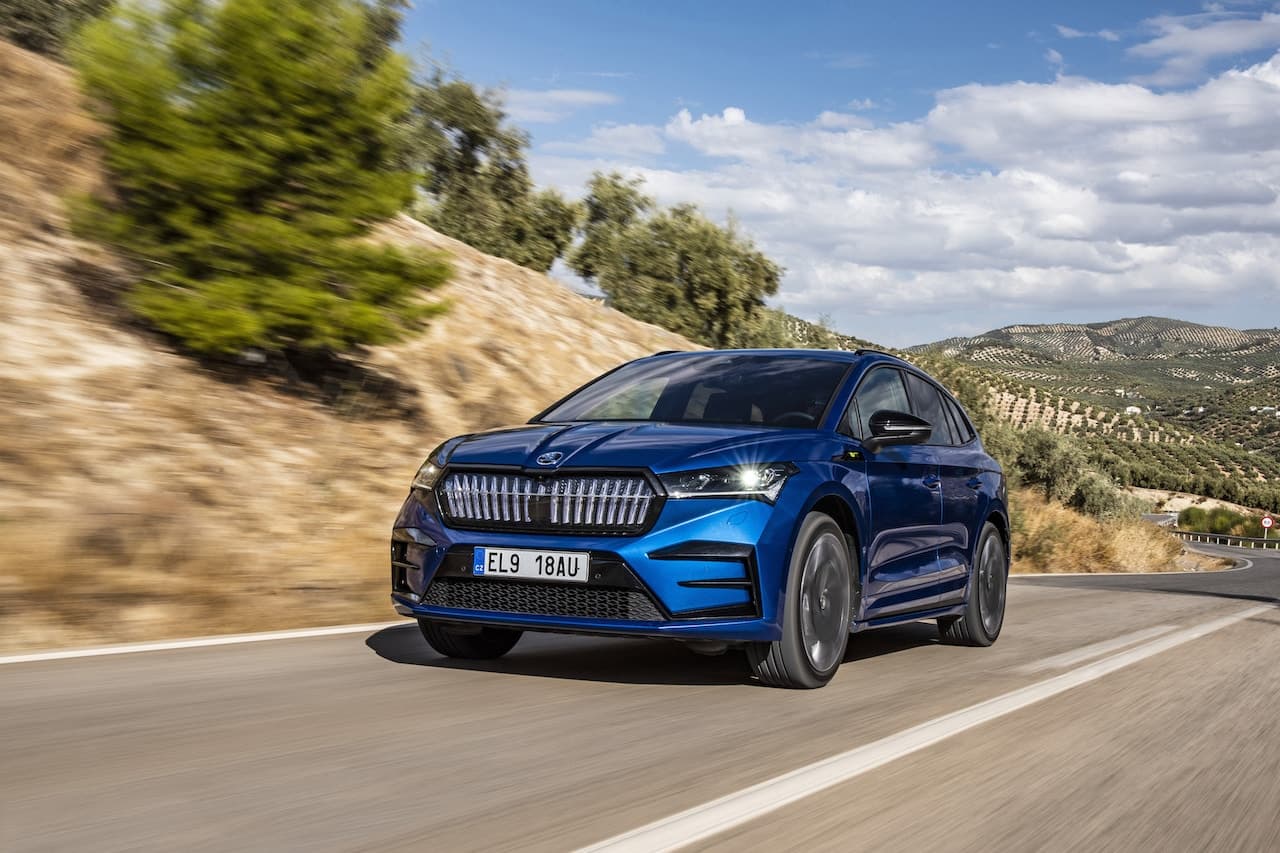 Cover Image for Skoda E-Autos Enyaq RS iV und Enyaq Coupé iV 80 feiern Bestellstart