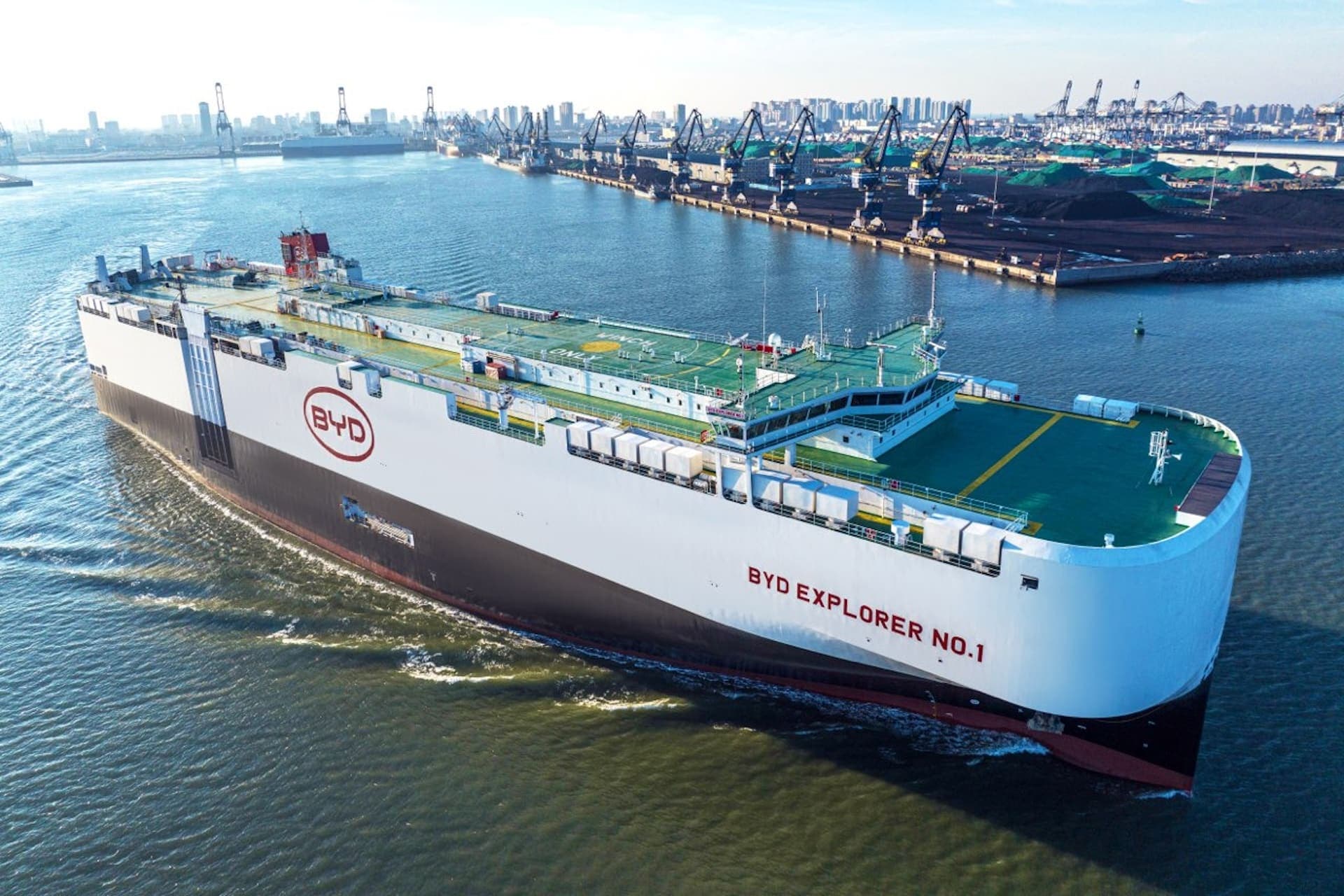 BYD verdoppelt seine Transportschiff-Flotte