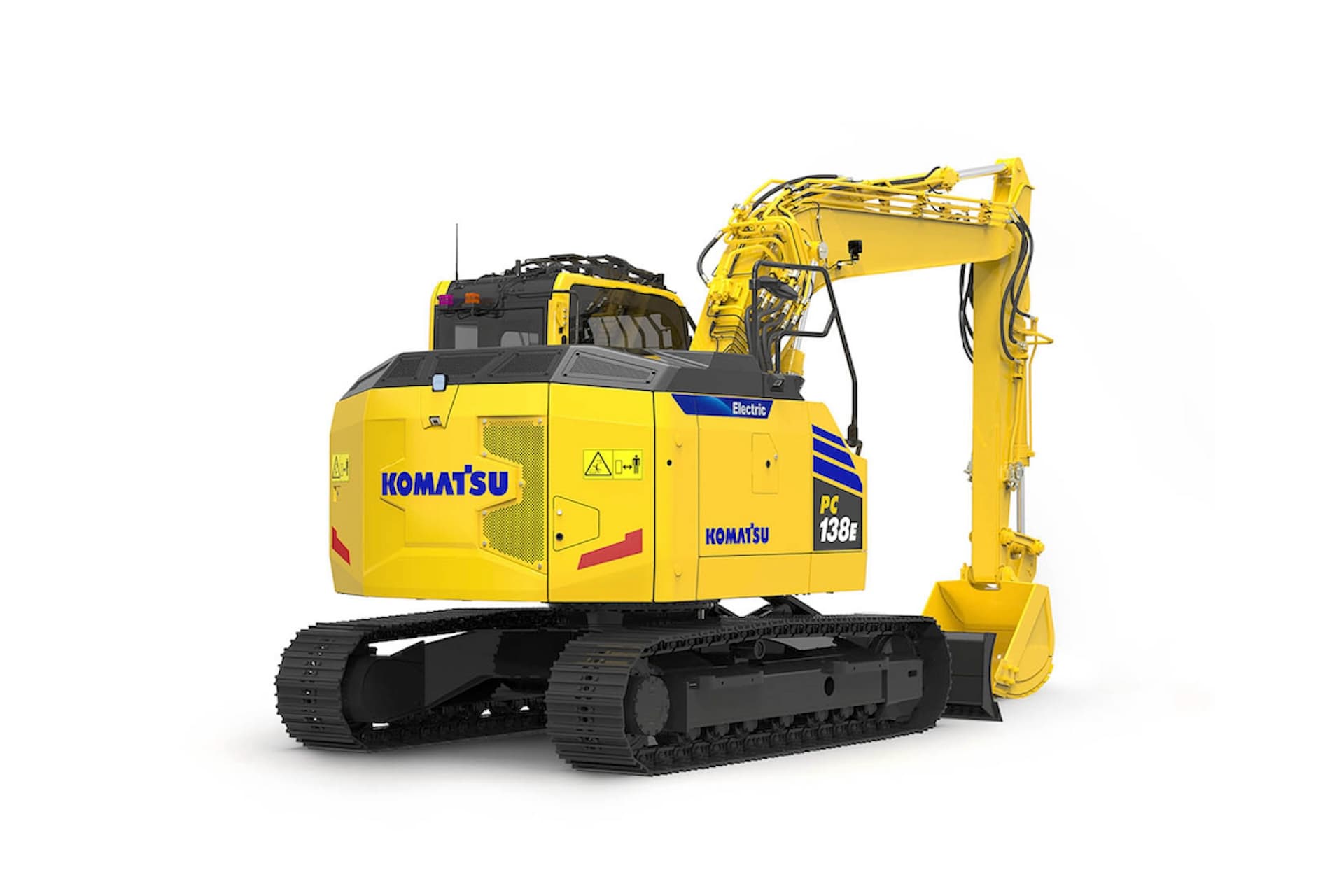 Komatsu stellt 13 Tonnen schweren Elektrobagger vor