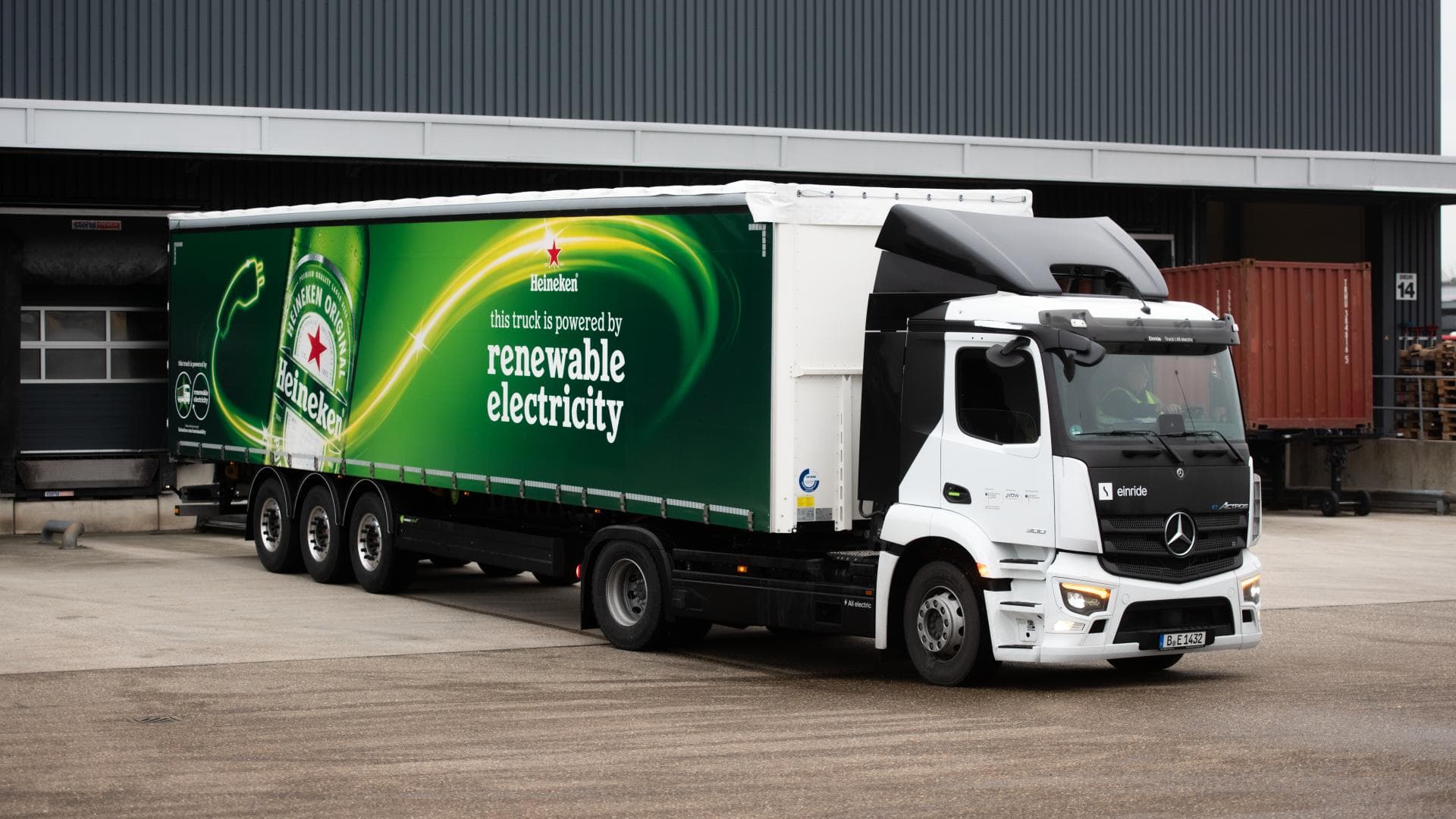 Cover Image for 930 Tonnen weniger CO2: Heineken setzt auf Einride und E-Lkw