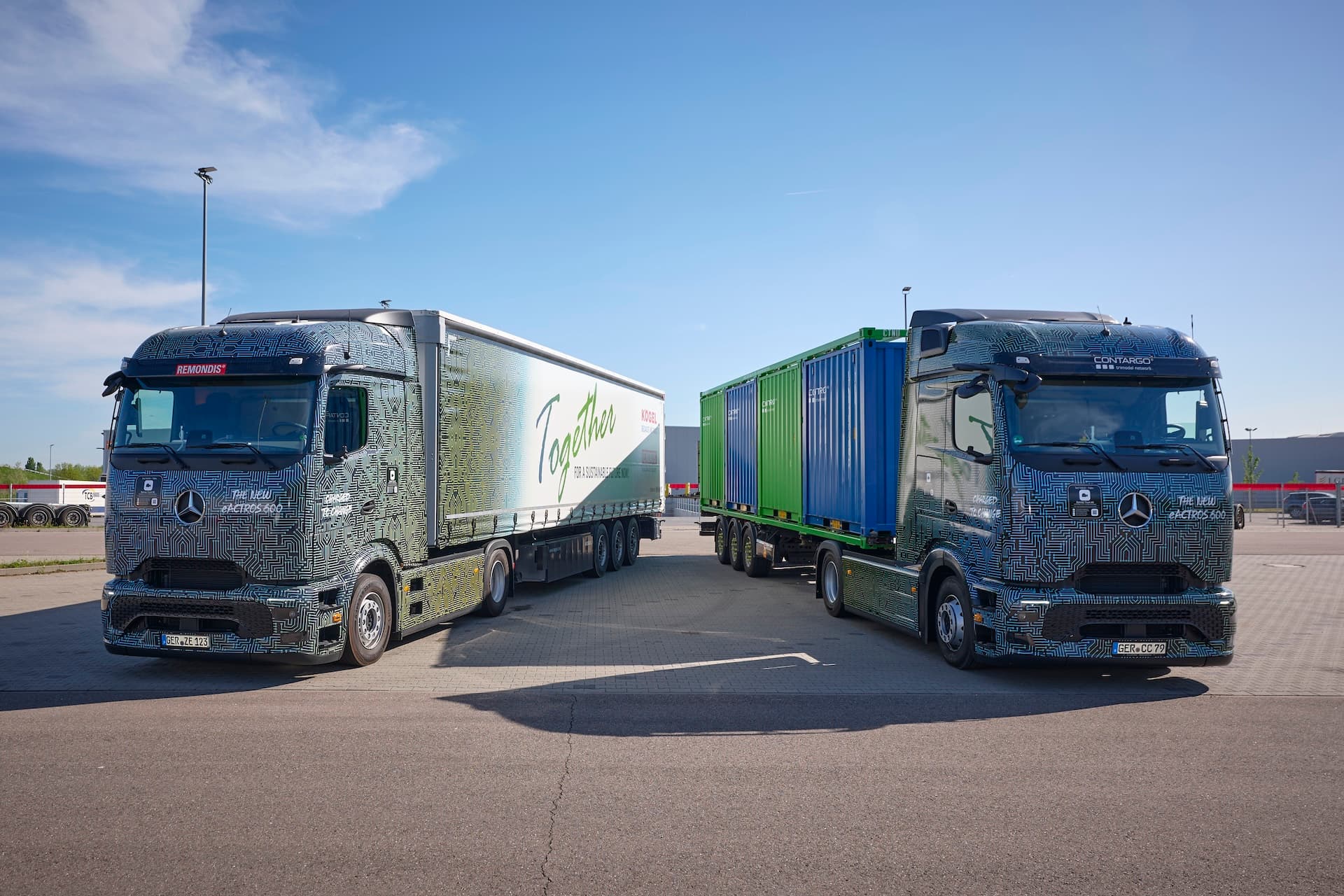 Langstrecken-E-Lkw eActros 600 geht in Kundenerprobung
