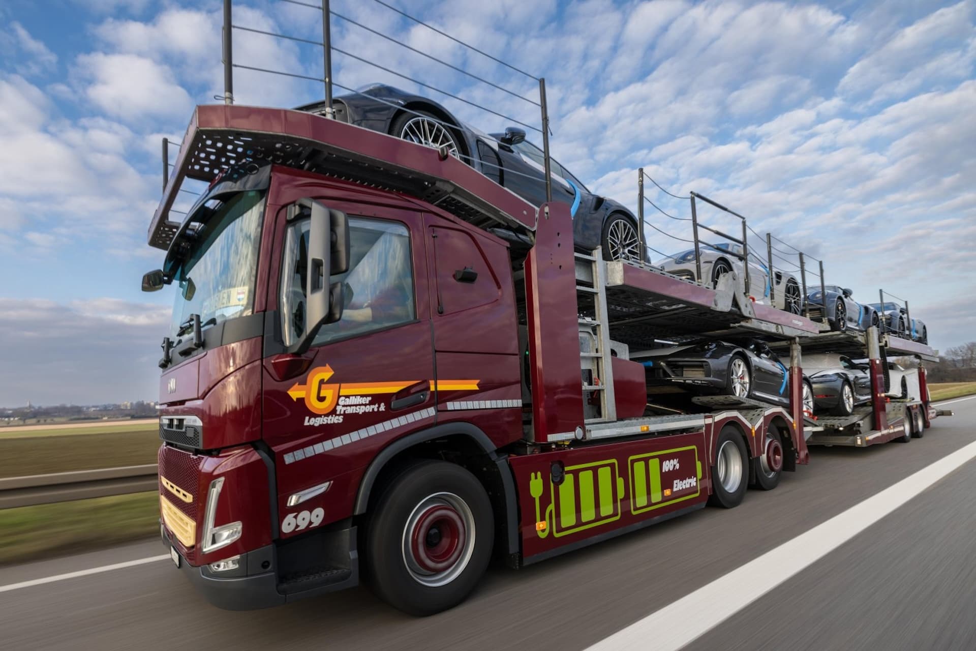 Porsche setzt verstärkt auf alternative Antriebe in der Transportlogistik