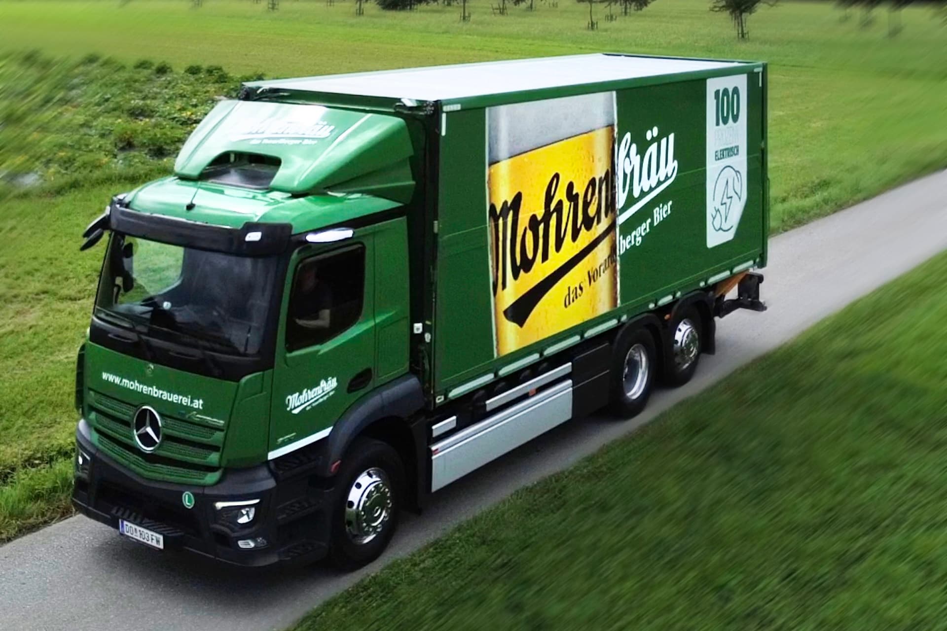 Mohrenbräu aus Österreich setzt auf Elektro-Lkw