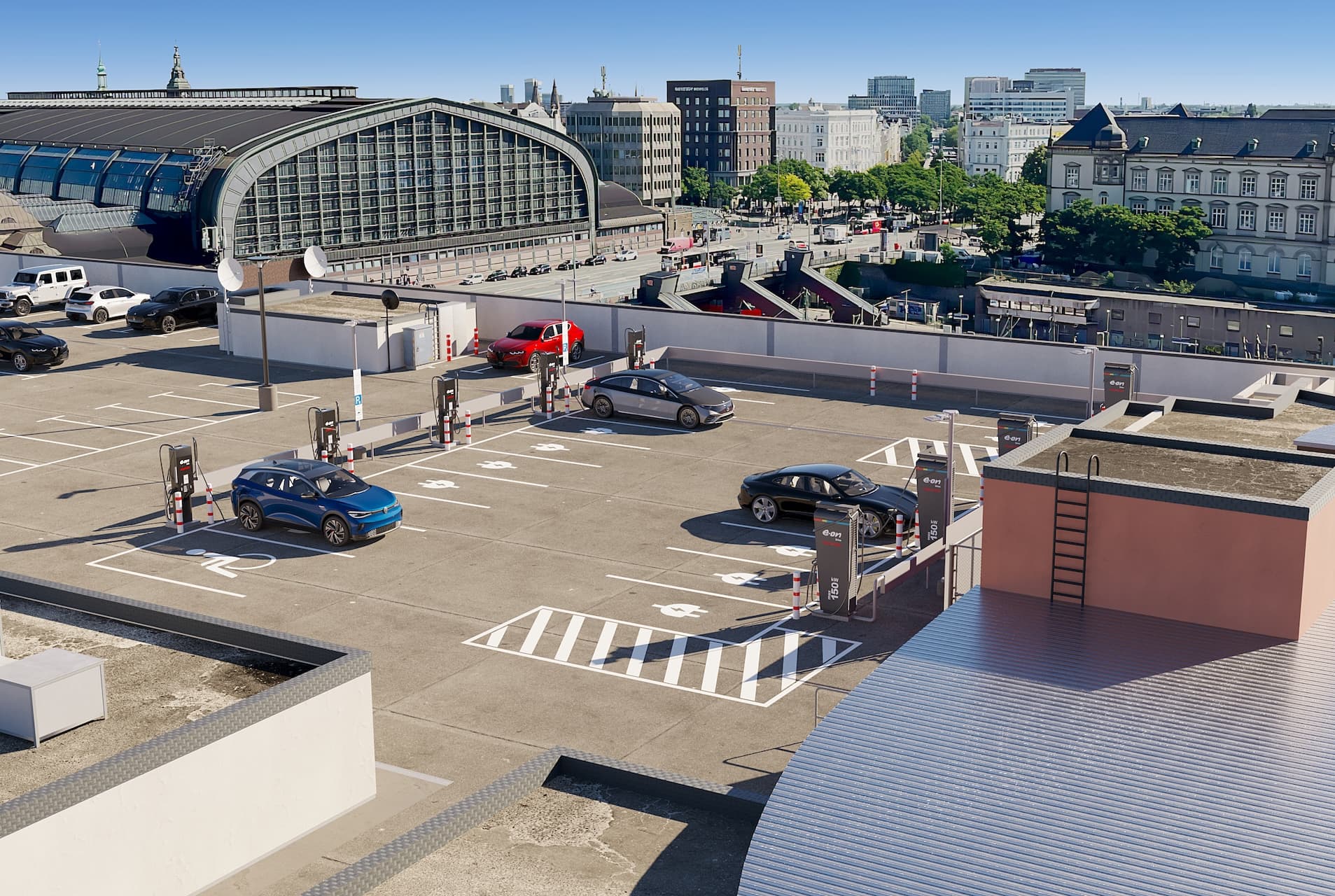 Cover Image for Eon baut Ladeinfrastruktur bei MediaMarkt-Saturn auf