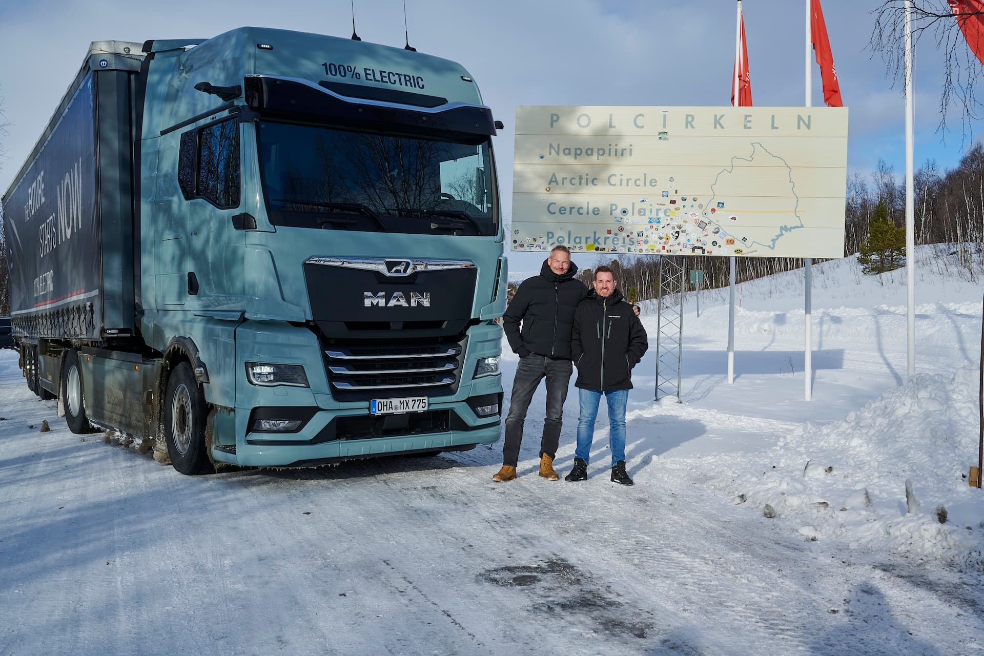 Cover Image for MAN schickt Elektro-Lkw vom Polarkreis nach München