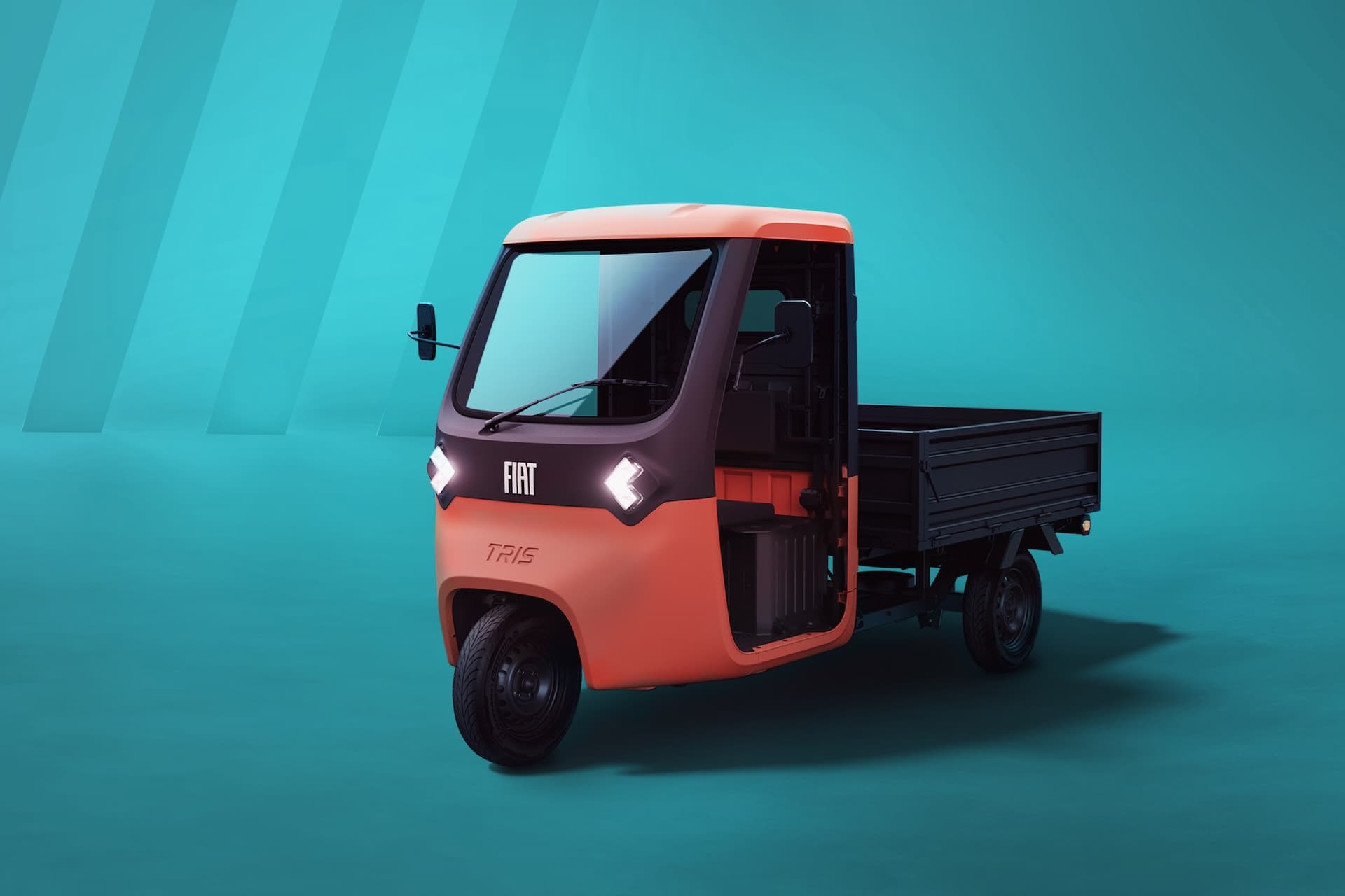 Cover Image for Fiat zeigt elektrischen Dreirad-Transporter Tris