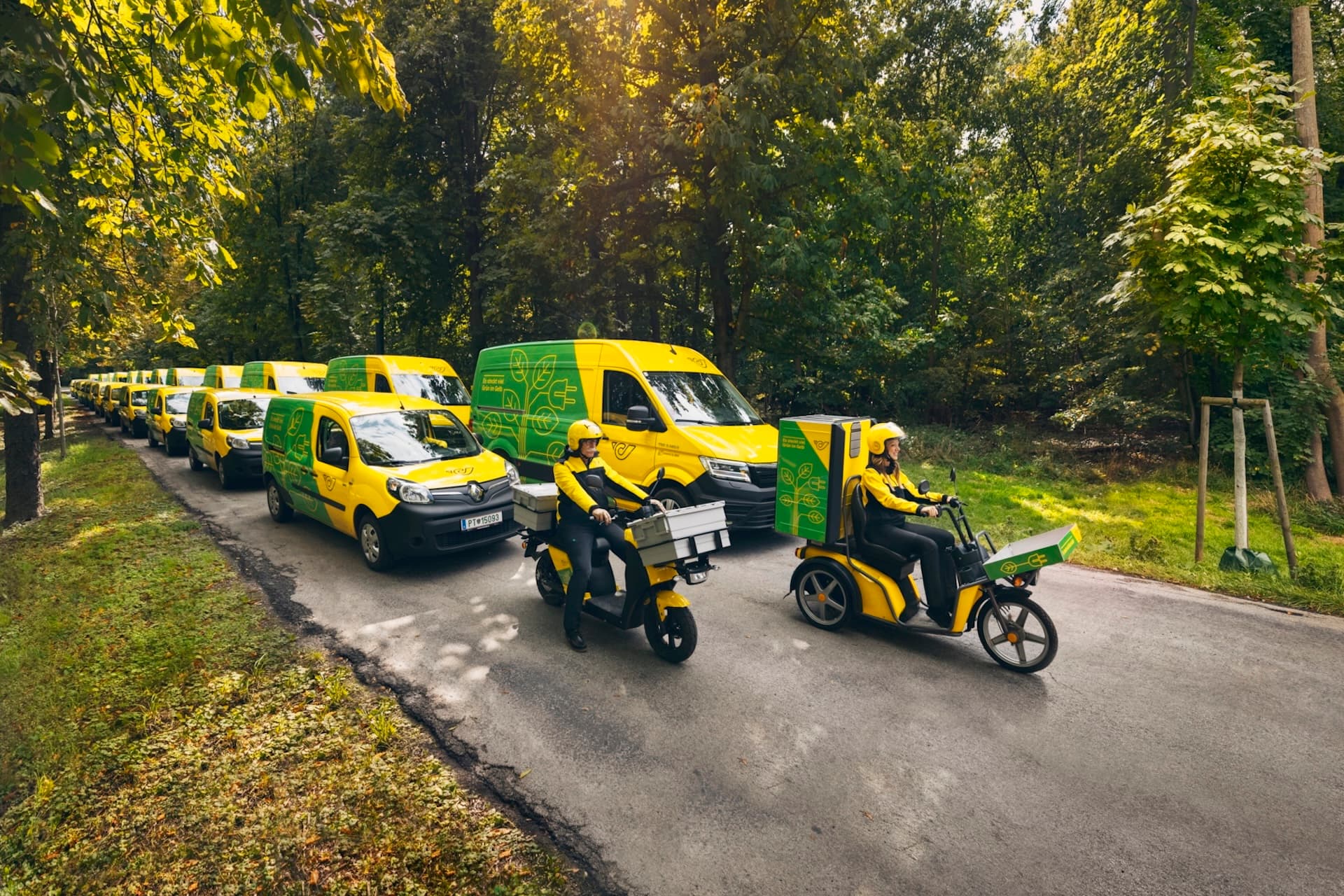 Post in Wien ab Jahresende rein elektrisch