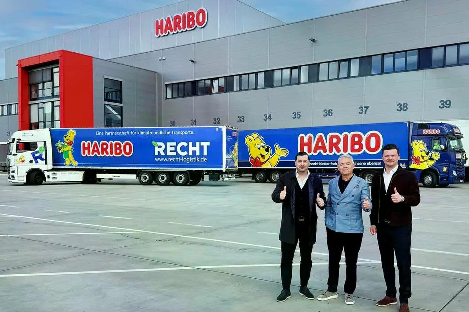 171 kg CO₂ weniger pro Tag: Haribo fährt elektrisch