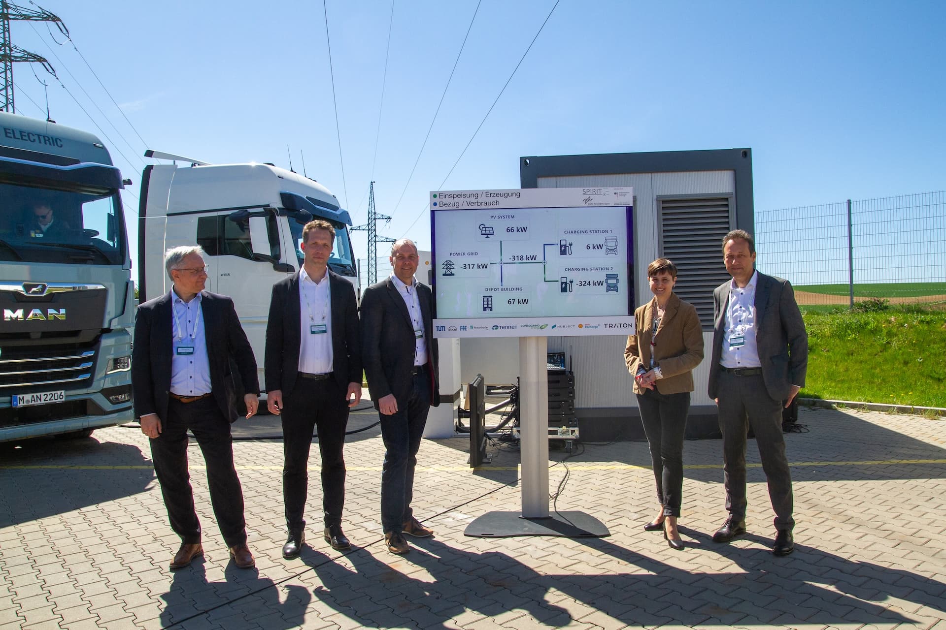 MAN erprobt bidirektionales Laden mit Elektro-Lkw
