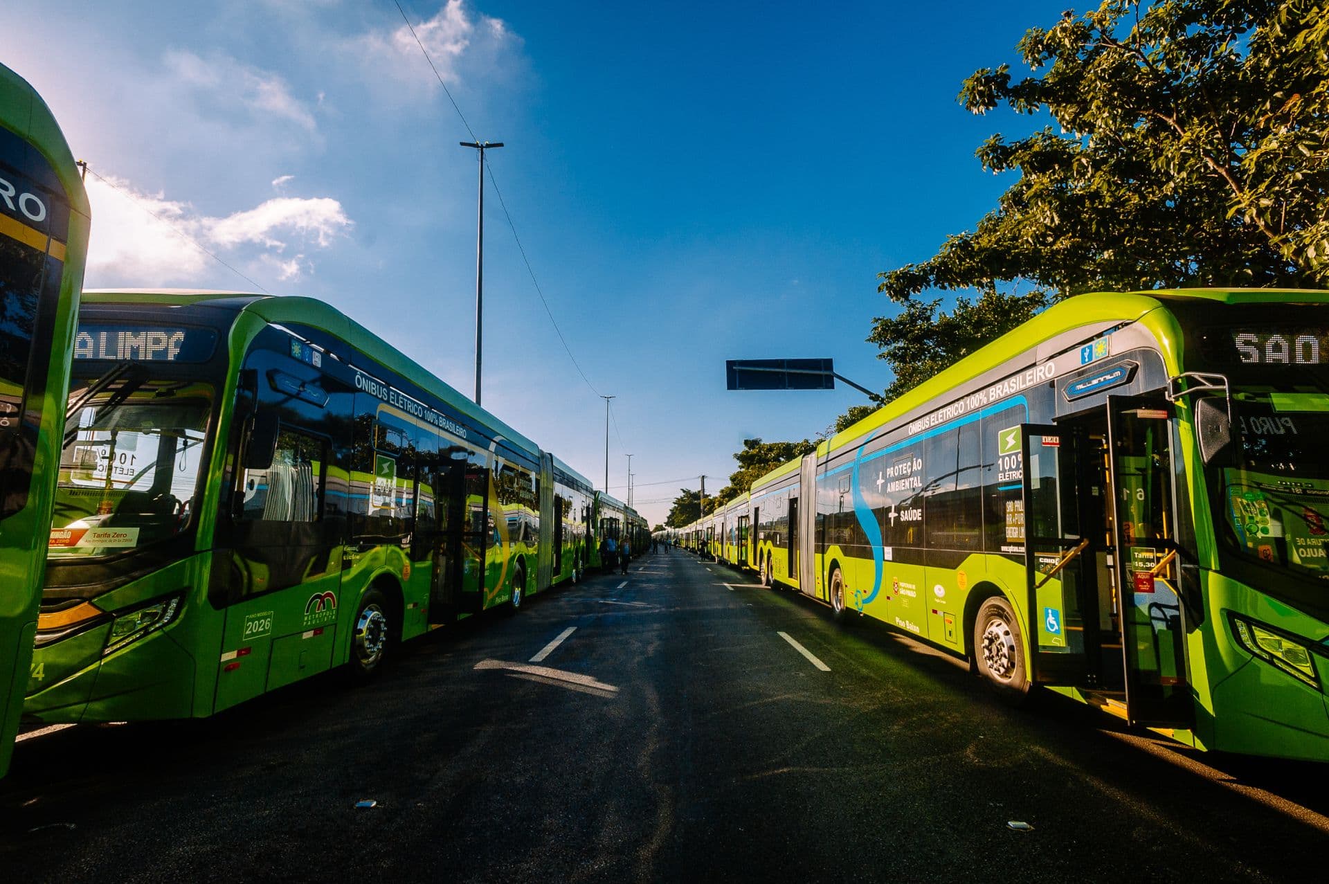 E-Busse sparen São Paulo 57 Millionen Liter Diesel im Jahr