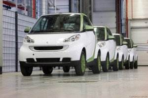 Produktion smart fortwo electric drive