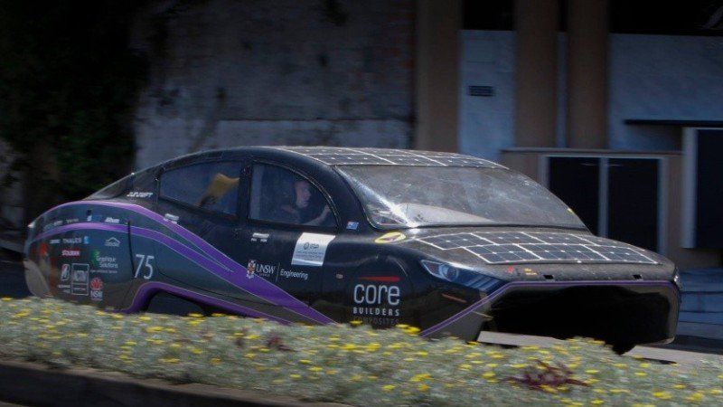 Solarauto Violet Reichweiten-Challenge