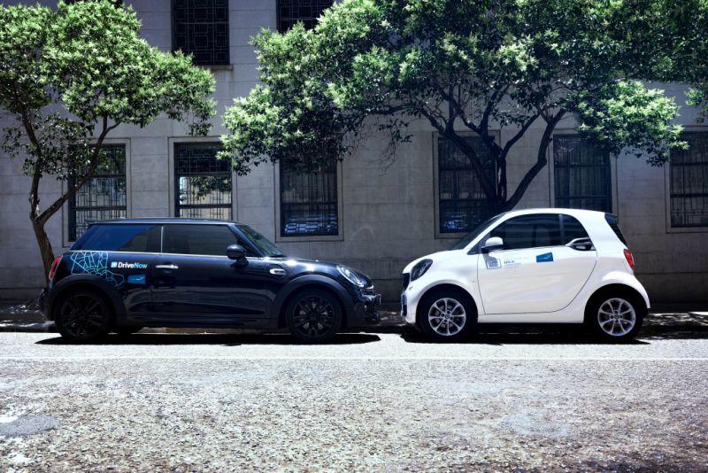 BMW Group und Daimler AG bündeln Services für urbane Mobilität