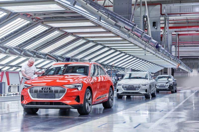 Audi e-tron Eindrücke aus der Produktion