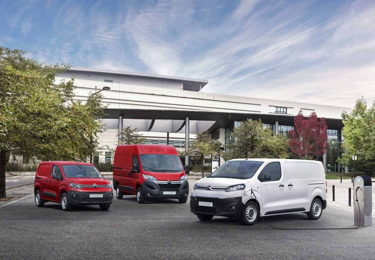 Citroën startet eine umfassende Elektrifizierungsoffensive für leichte Nutzfahrzeuge.