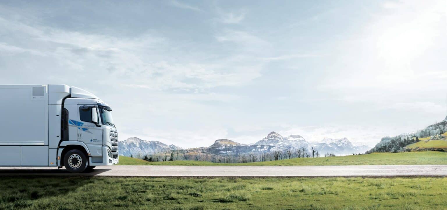 Hyundai Brennstoffzellen-Lkw Xcient Fuel Cell macht sich auf in die Schweiz