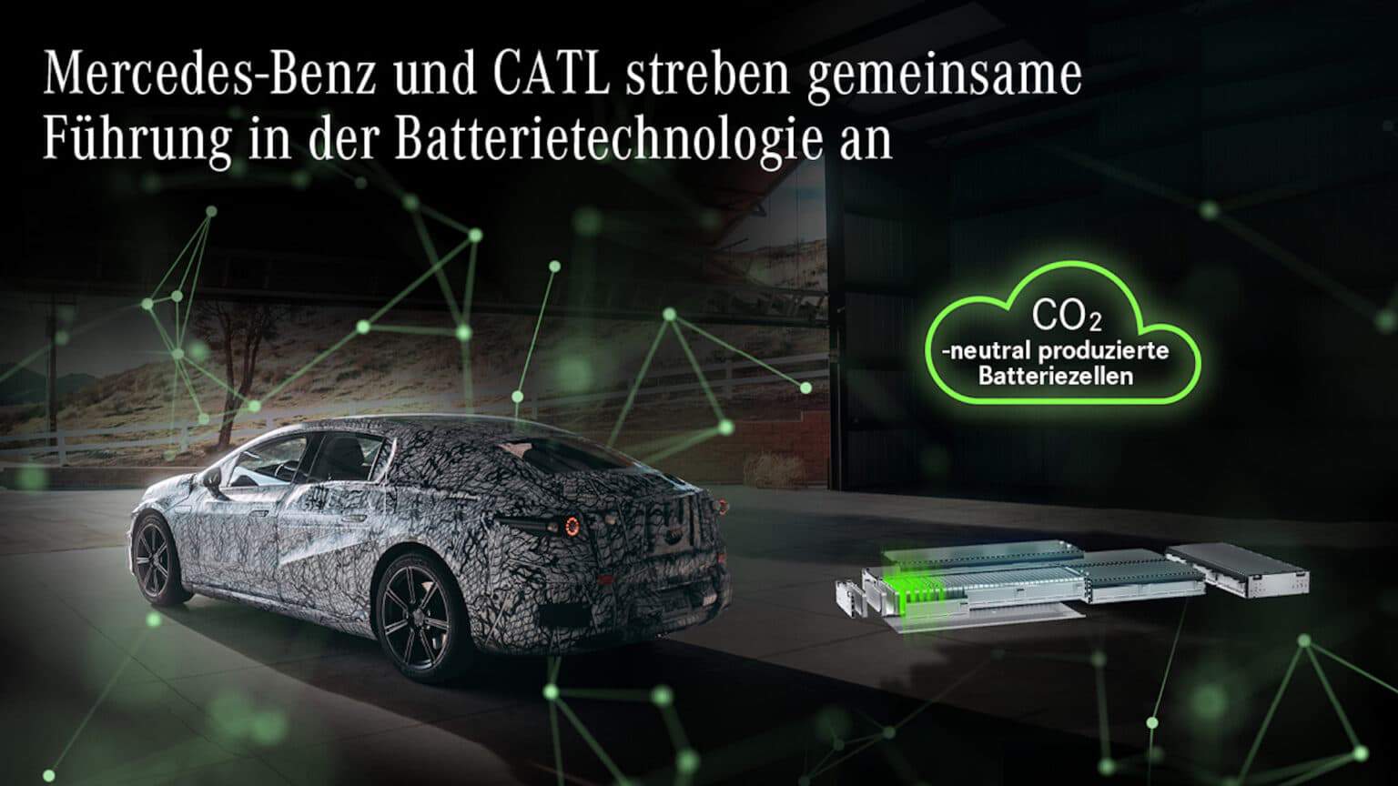 Mercedes-Benz und CATL strebe n gemeinsame Führung in der Batterietechnologie an
