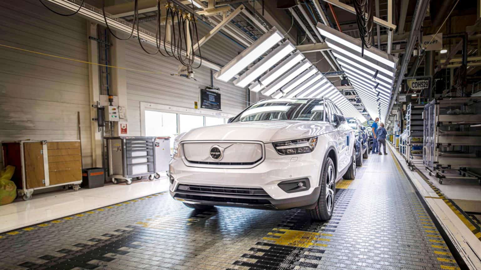 Volvo beginnt mit der Produktion des elektrischen SUV XC40 Recharge