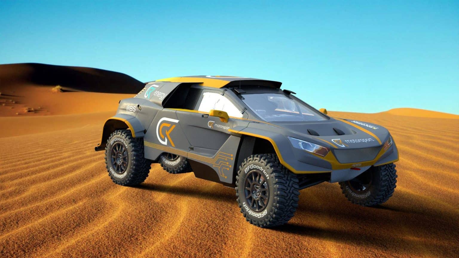 GCK Motorsport setzt auf Rallye Dakar-Autos mit Elektro- und Wasserstoffantrieb