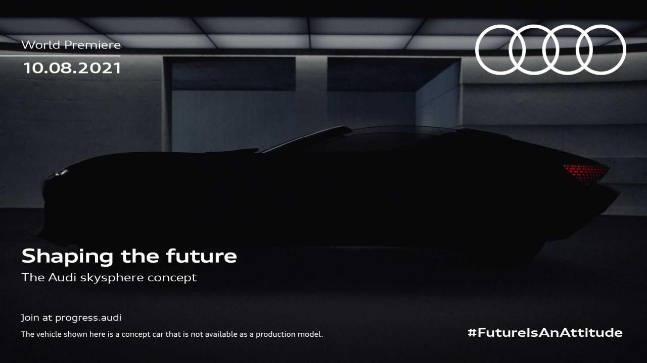 Audi gibt ersten Ausblick auf Skysphere-Studie frei