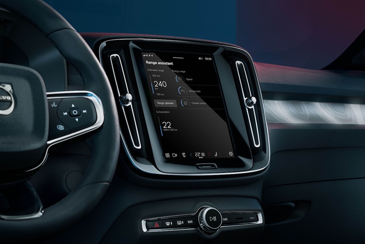Volvo-Elektroauto-Reichweite-App