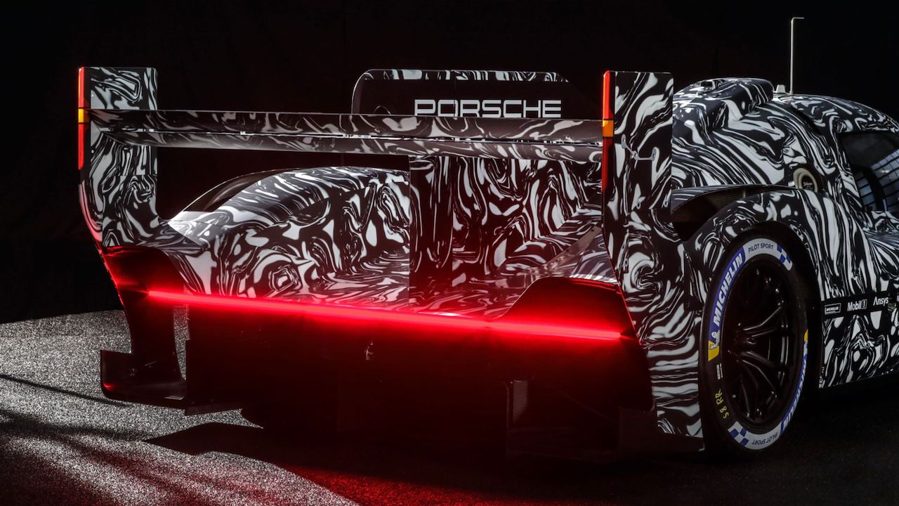 Porsche-Le-Mans-Prototyp-Hybrid-Heck