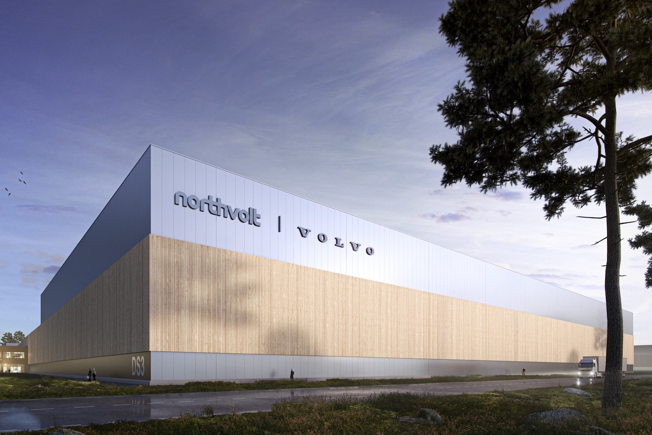 Volvo-Northvolt-Elektroauto-Batteriefabrik