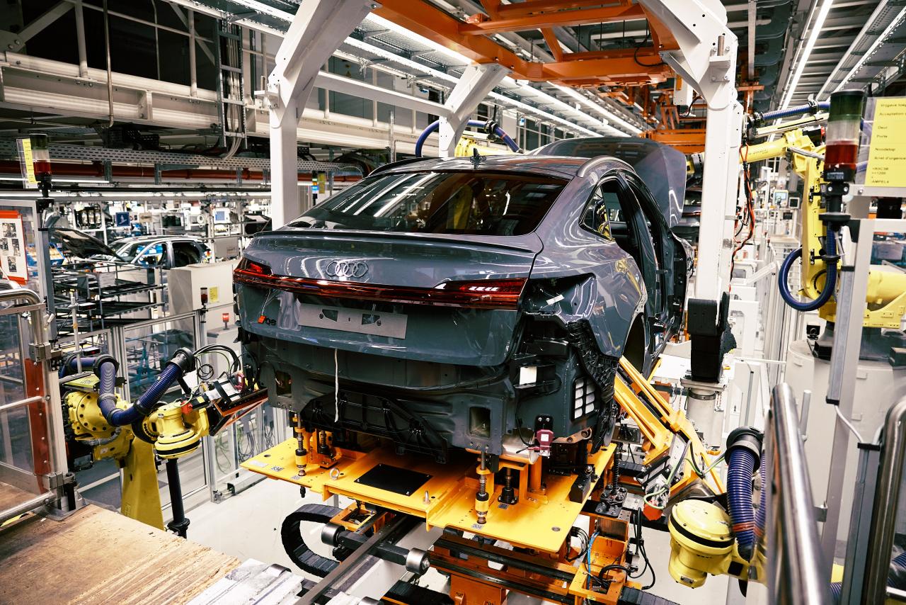 Audi Q8 e-tron Produktionsstart im Werk Brüssel